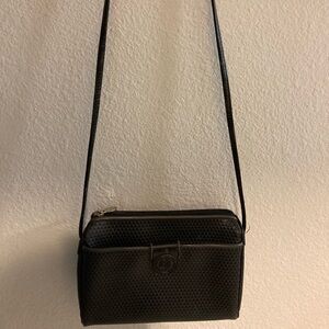 Liz Claiborne Textured Black Crossbody Bag